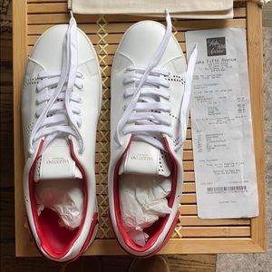 Men’s red Valentino Garavani sneakers size 42.